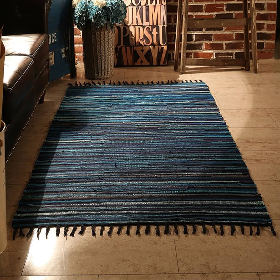 RILY Rag Mat ラグマット　青 RILY Rag Mat ラグマット 青